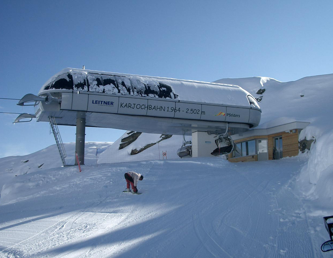 stazione di monte nella stagione invernale 2009/10