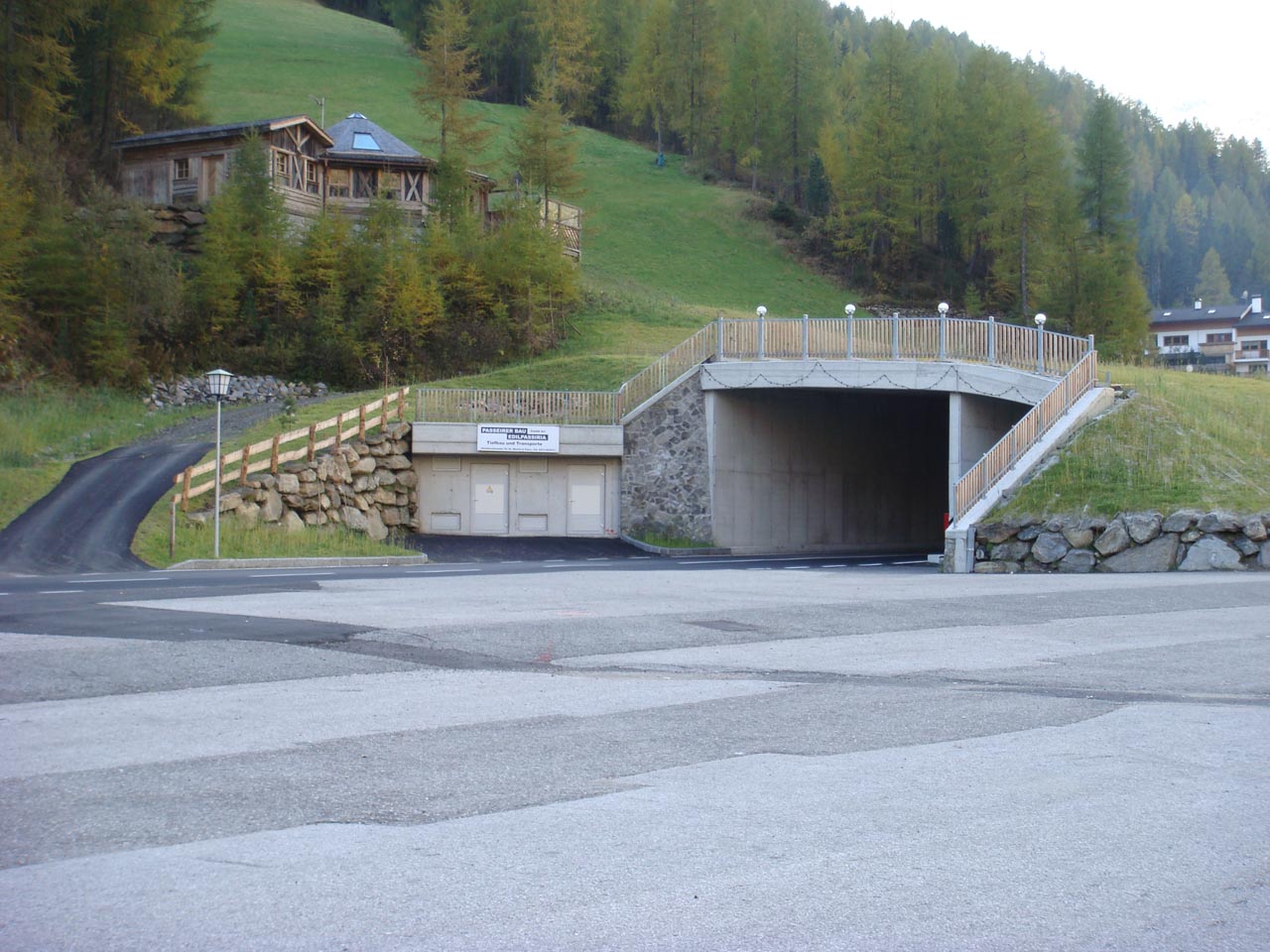 Errichtung Der Strassenunterf hrung F r Die Skipiste Gr nboden 